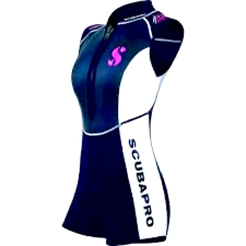 Scubapro Women's Black and White One Piece Swimsuit, Diving, Snorkeling